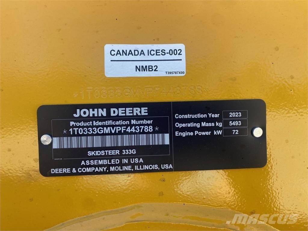 John Deere 333G Skid steer loderler