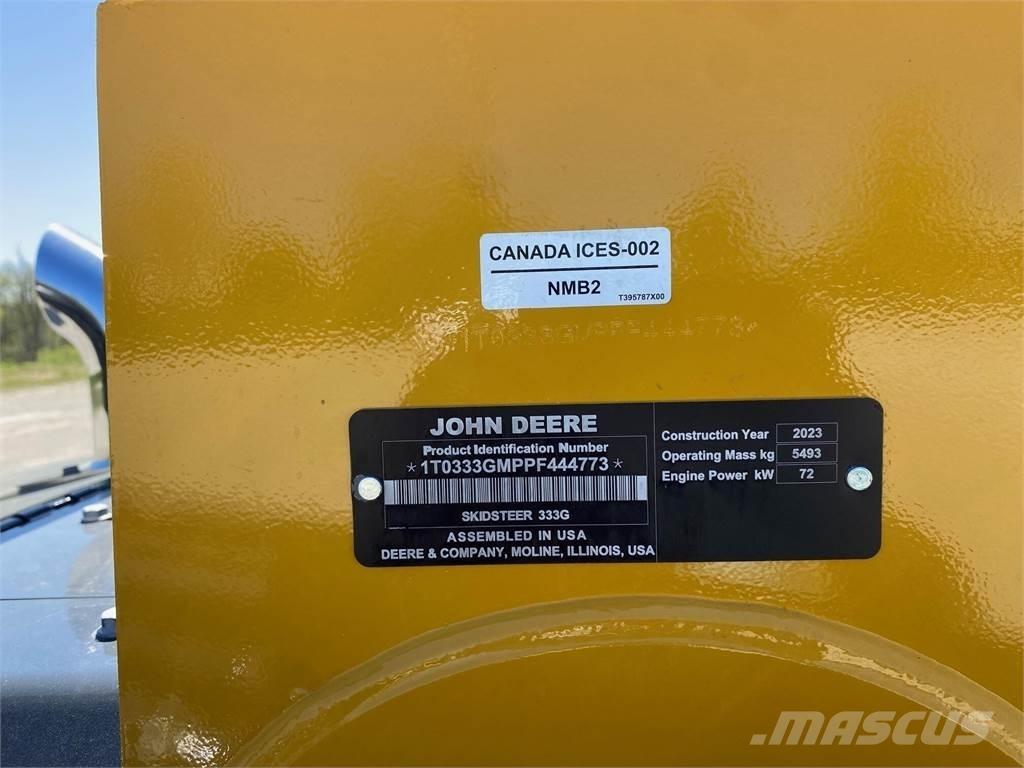 John Deere 333G Skid steer loderler