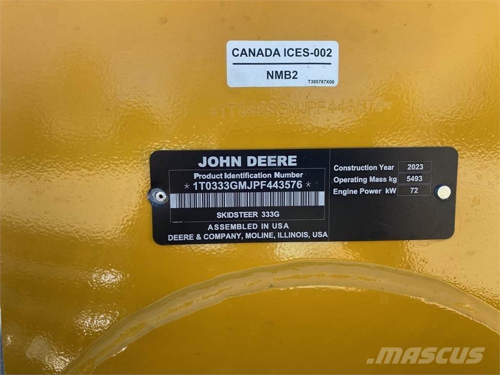 John Deere 333G Skid steer loderler