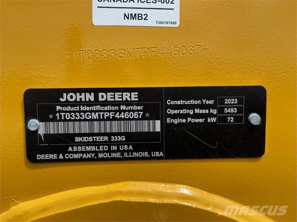 John Deere 333G Skid steer loderler