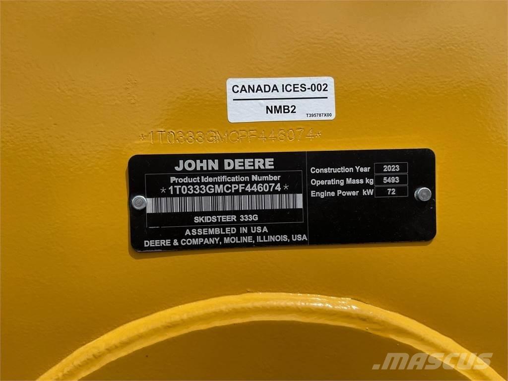 John Deere 333G Skid steer loderler