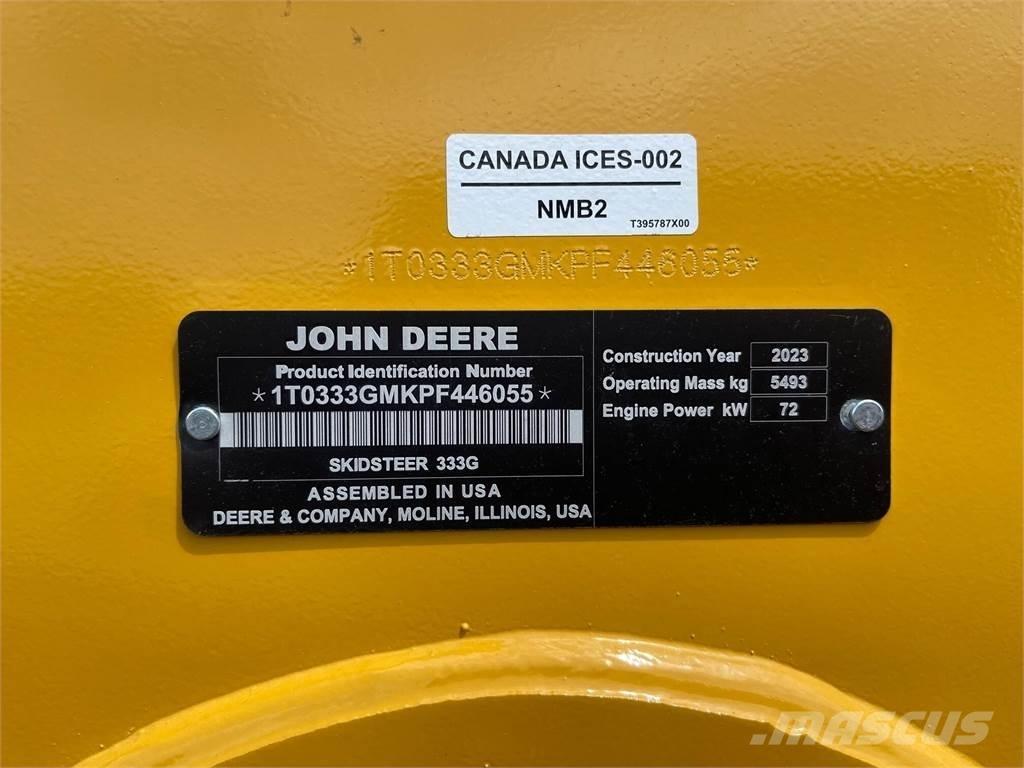 John Deere 333G Skid steer loderler