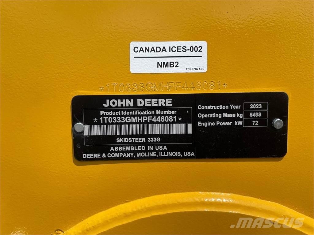 John Deere 333G Skid steer loderler