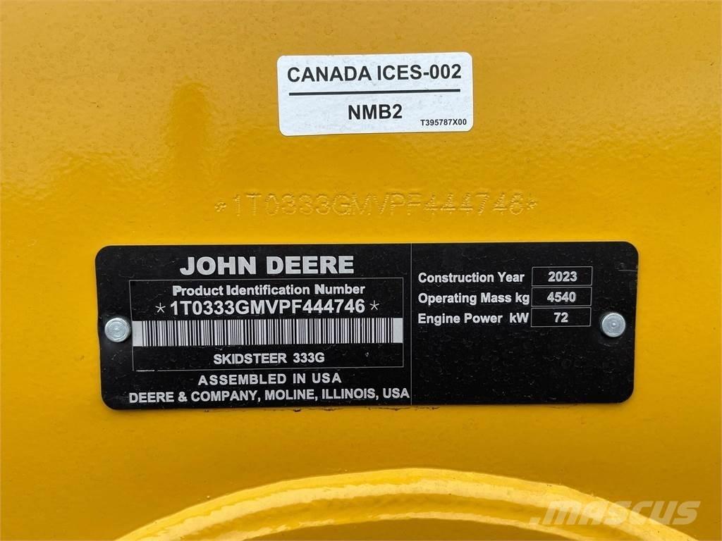 John Deere 333G Skid steer loderler