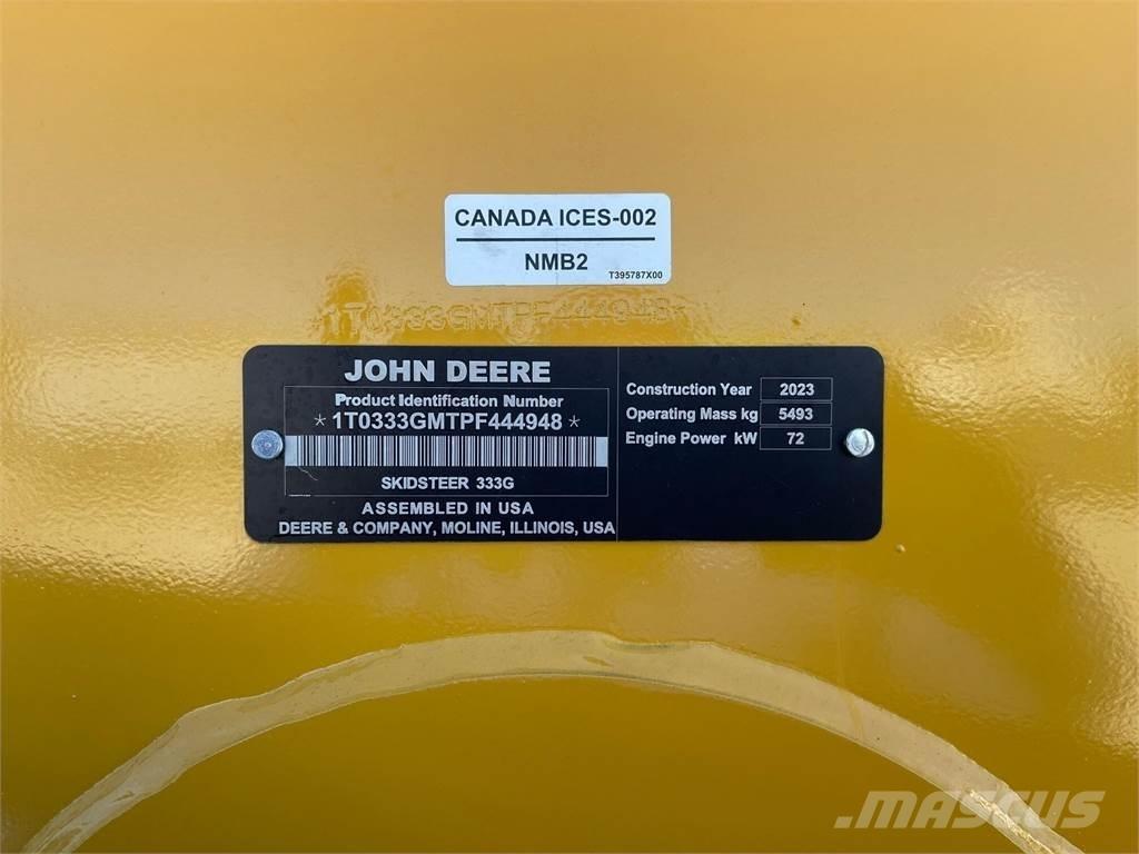 John Deere 333G Skid steer loderler