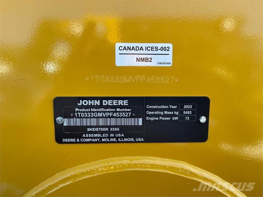 John Deere 333G Skid steer loderler