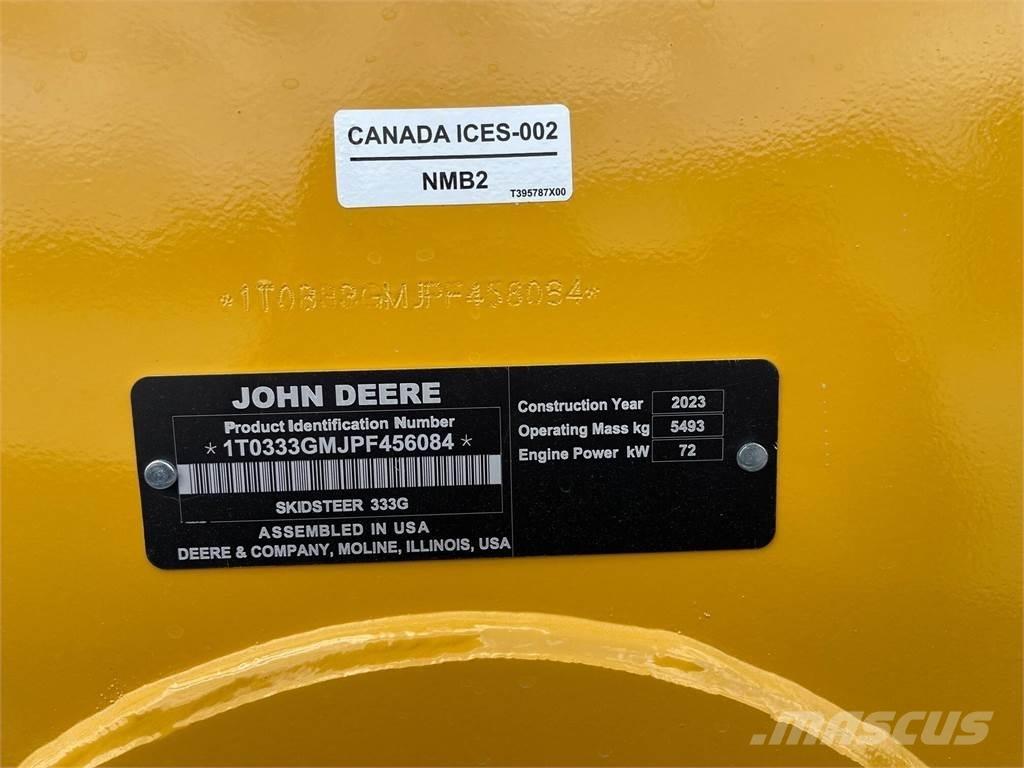 John Deere 333G Skid steer loderler