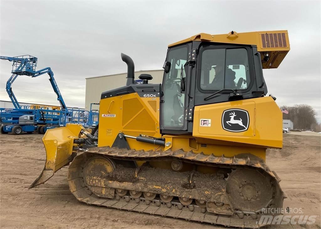 John Deere 650K LGP Paletli dozerler