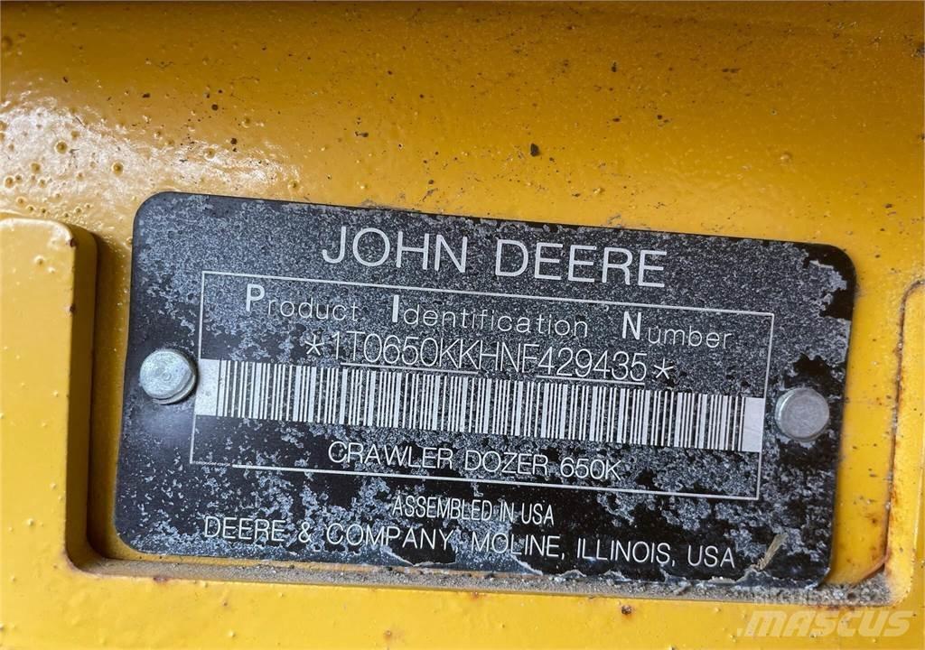 John Deere 650K LGP Paletli dozerler