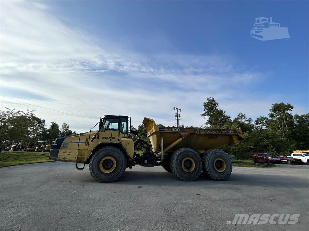 Komatsu HM400-2 Belden kirma kaya kamyonu