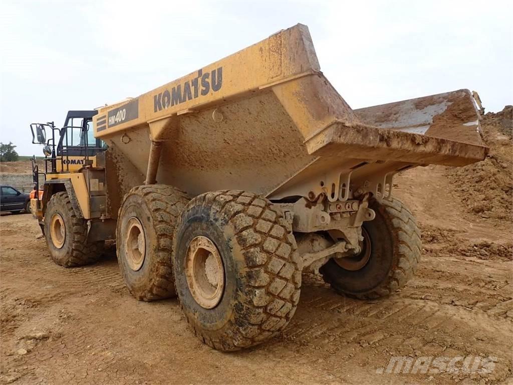 Komatsu HM400-3 Belden kirma kaya kamyonu