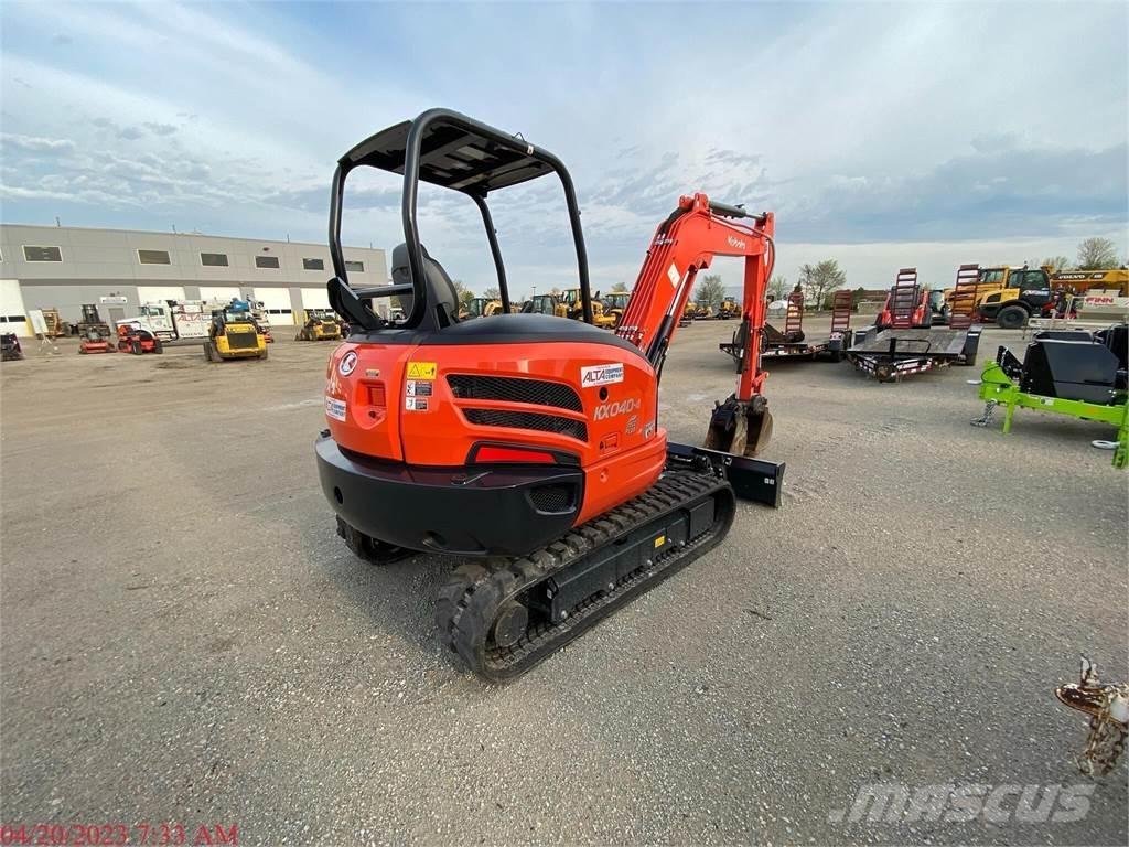 Kubota KX040-4 Mini ekskavatörler, 7 tona dek
