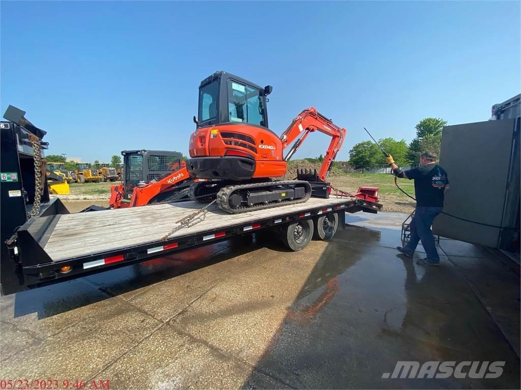 Kubota KX040-4 Mini ekskavatörler, 7 tona dek