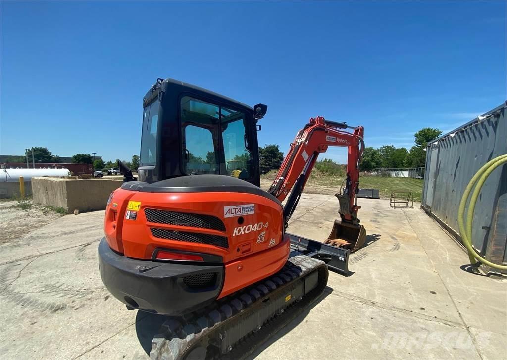 Kubota KX040-4 Mini ekskavatörler, 7 tona dek