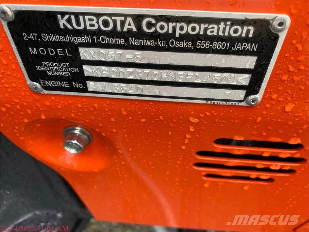 Kubota KX057-5 Paletli ekskavatörler
