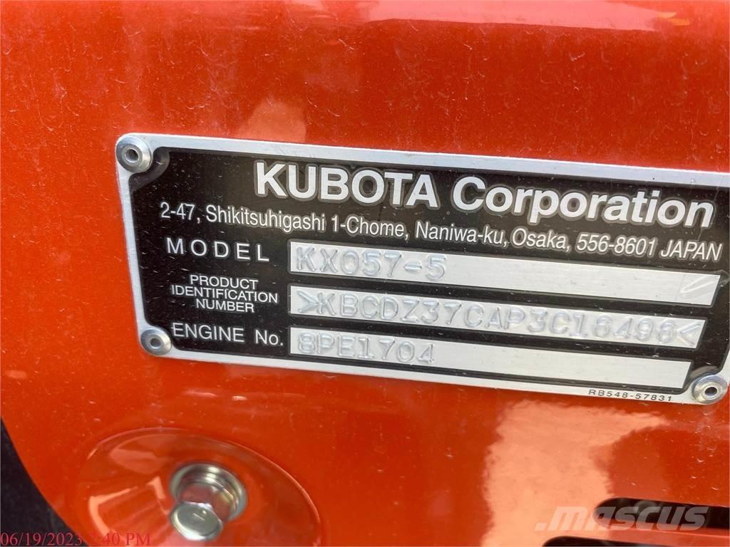 Kubota KX057-5 Paletli ekskavatörler