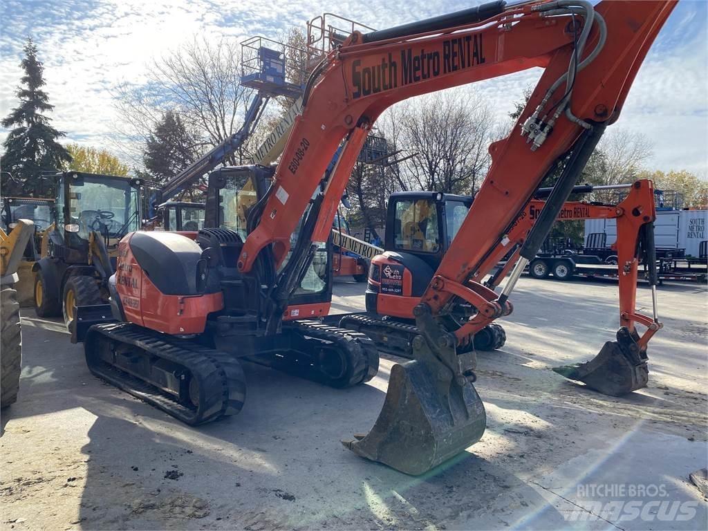 Kubota KX080 Paletli ekskavatörler