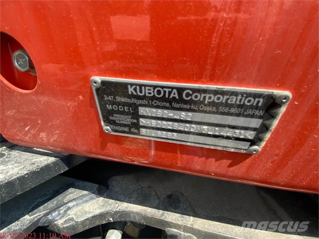 Kubota KX080-4 Paletli ekskavatörler