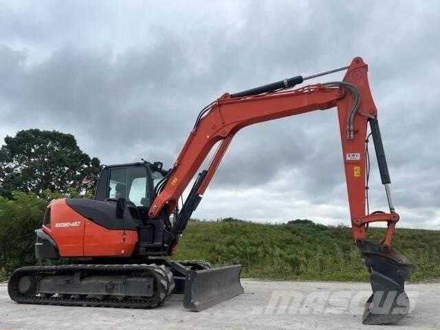 Kubota KX080-4A Paletli ekskavatörler