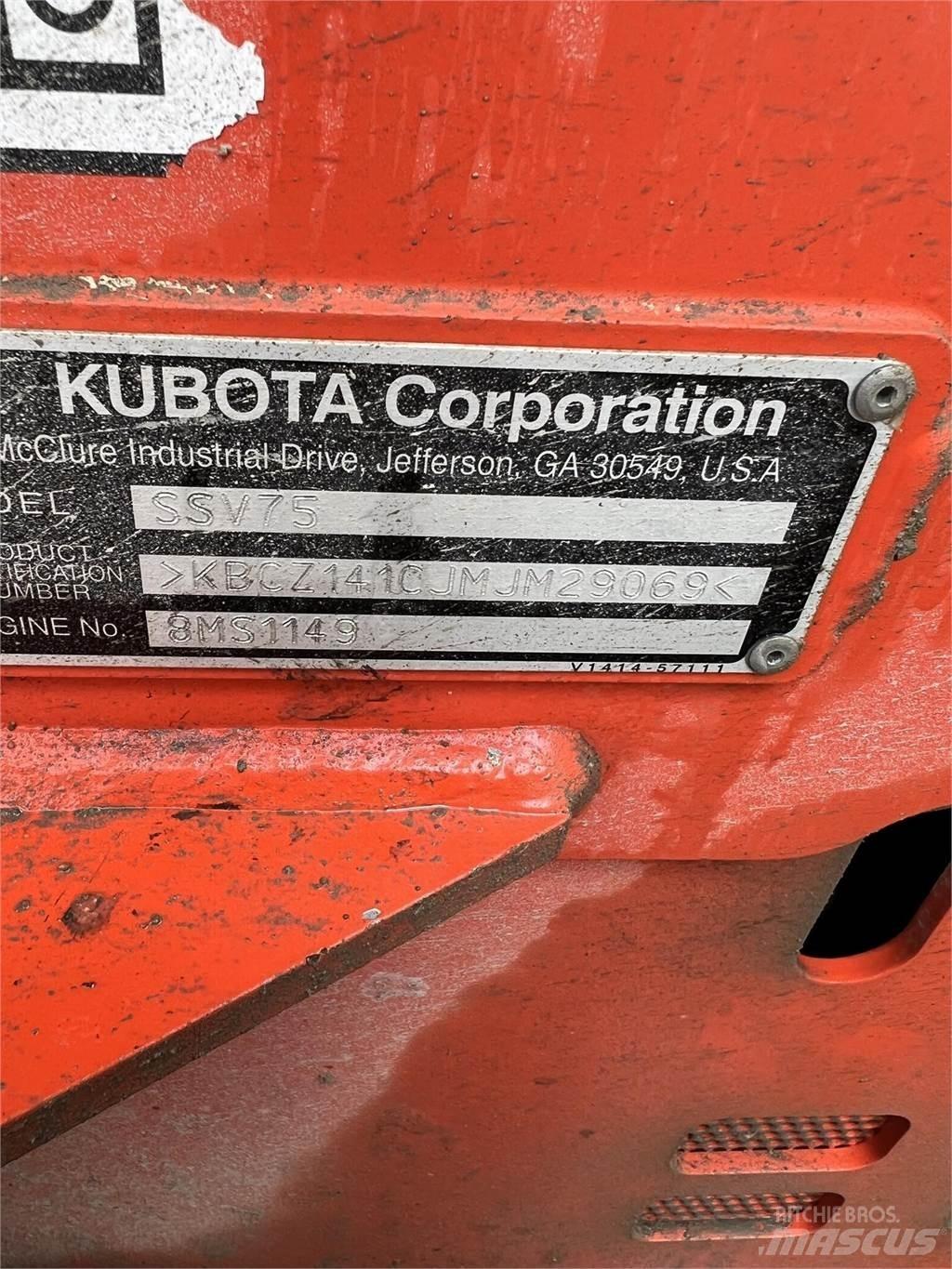 Kubota SSV75 Skid steer loderler