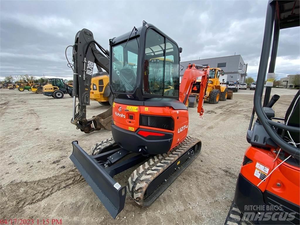 Kubota U27-4 Mini ekskavatörler, 7 tona dek