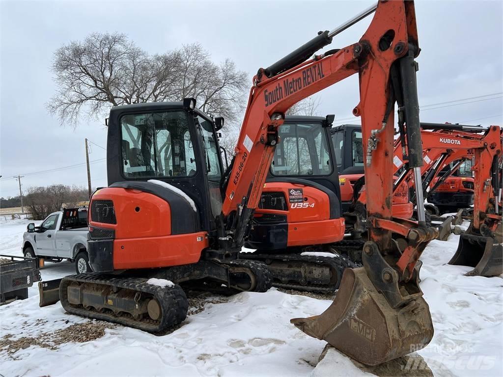Kubota U35 Mini ekskavatörler, 7 tona dek