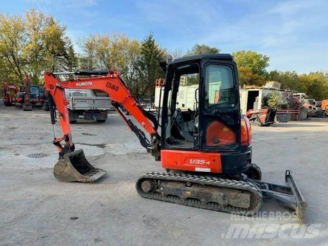 Kubota U35 Mini ekskavatörler, 7 tona dek