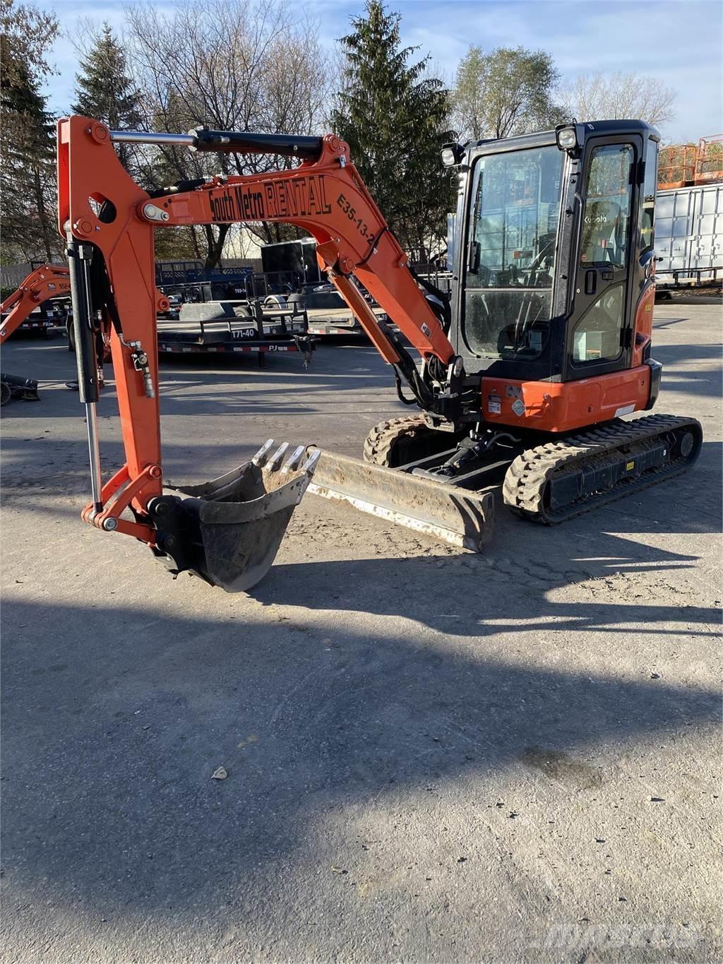 Kubota U35-4 Mini ekskavatörler, 7 tona dek