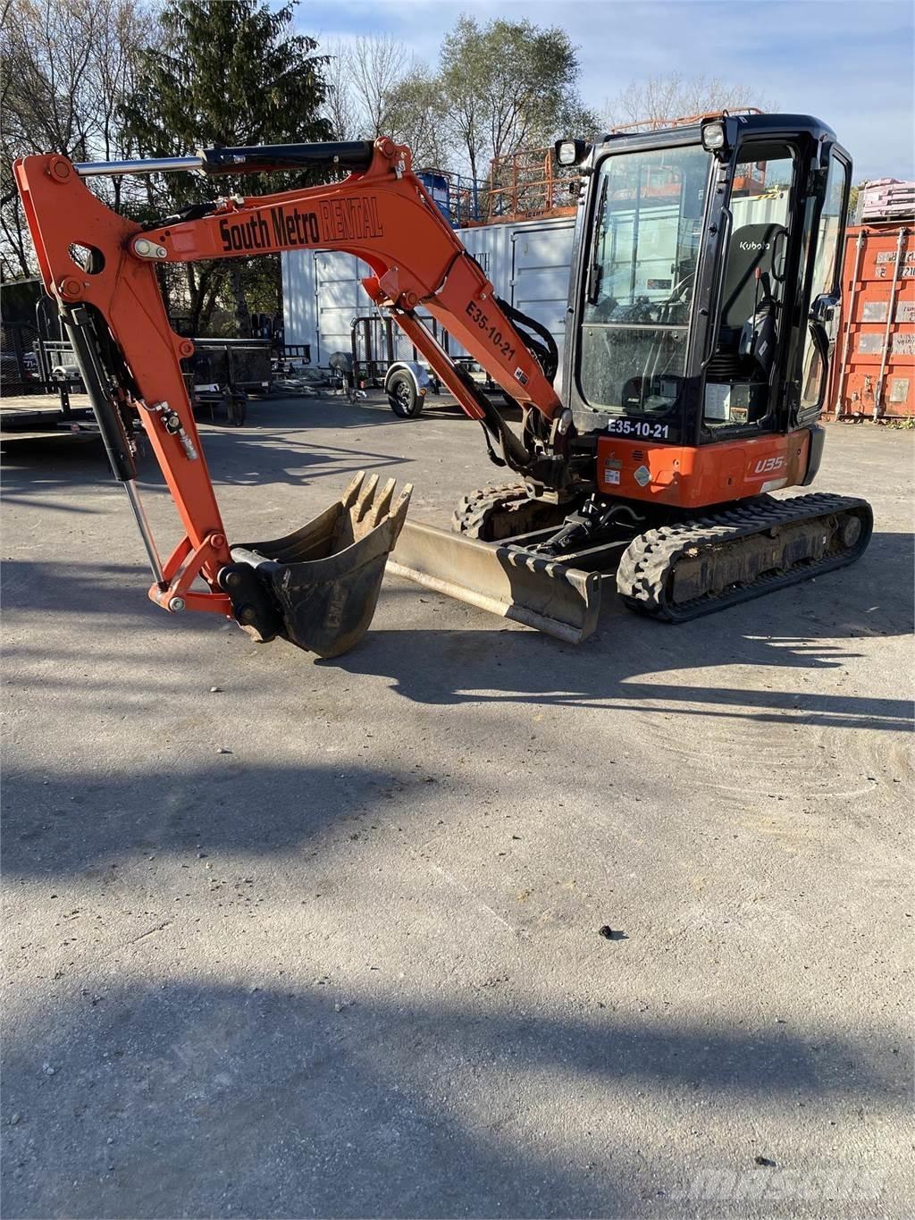 Kubota U35-4 Mini ekskavatörler, 7 tona dek