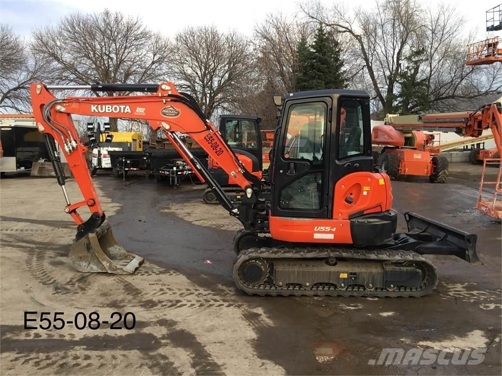 Kubota U55-4 Mini ekskavatörler, 7 tona dek