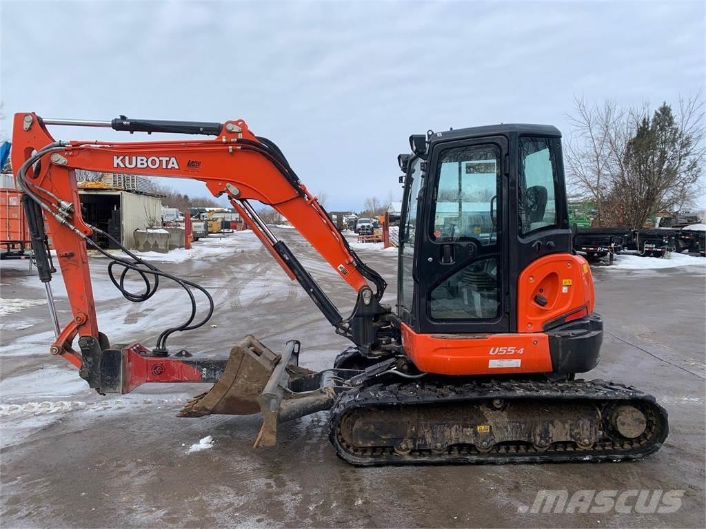 Kubota U55-4 Mini ekskavatörler, 7 tona dek