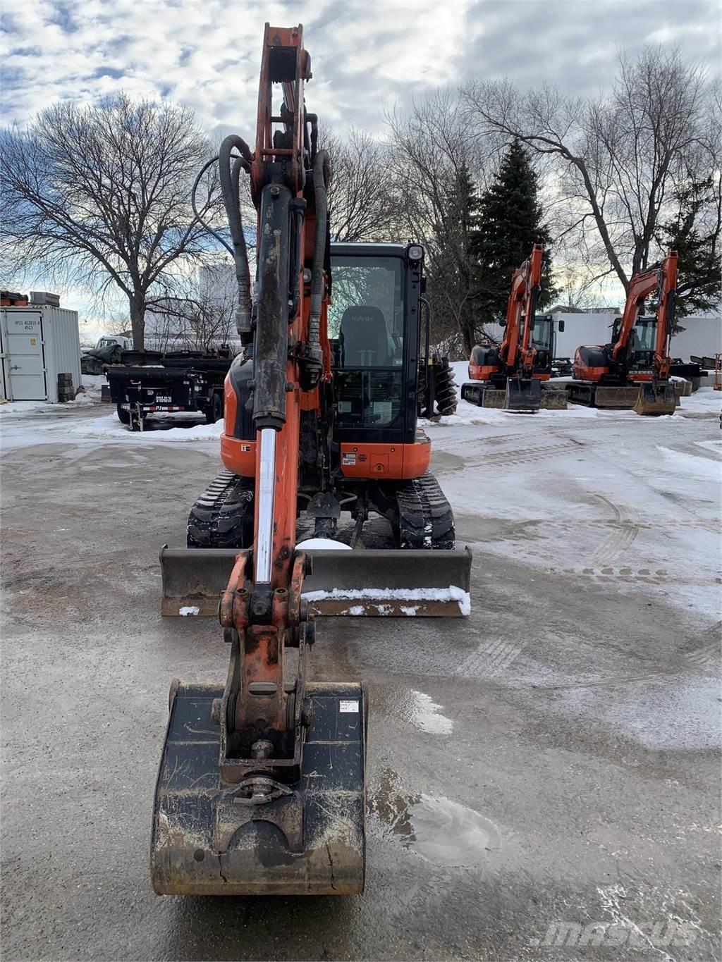 Kubota U55-4 Mini ekskavatörler, 7 tona dek