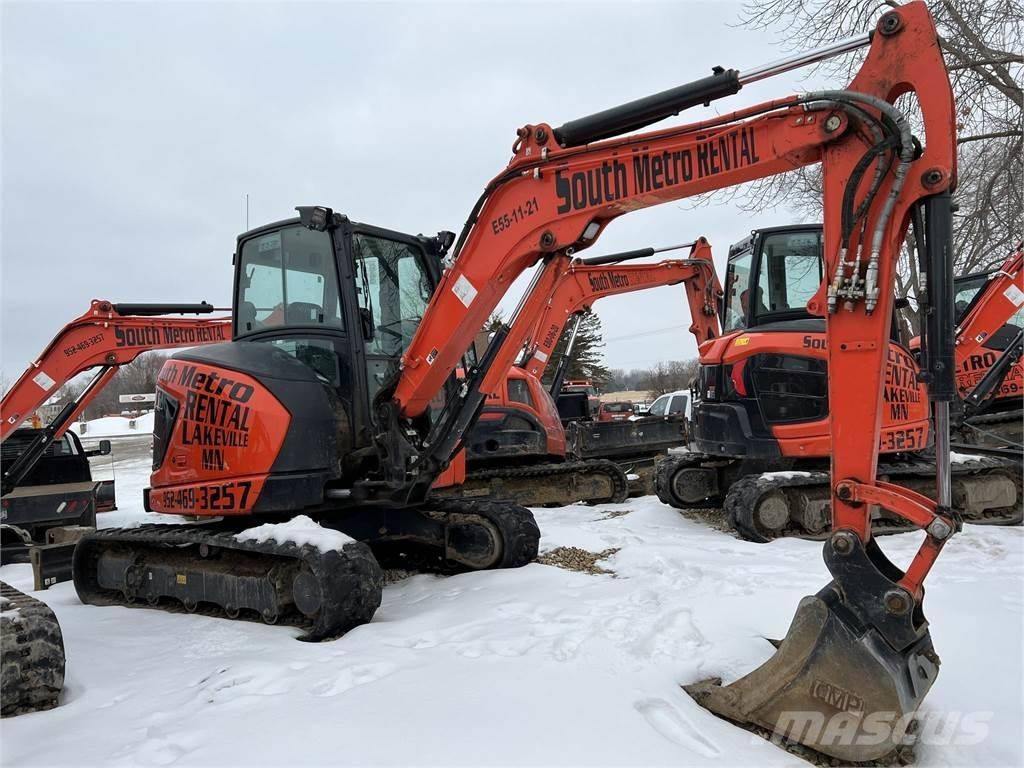 Kubota U55-5 Mini ekskavatörler, 7 tona dek