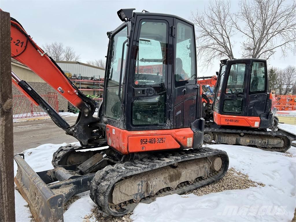 Kubota U55-5 Mini ekskavatörler, 7 tona dek