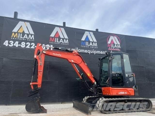 Kubota U56-5 Mini ekskavatörler, 7 tona dek