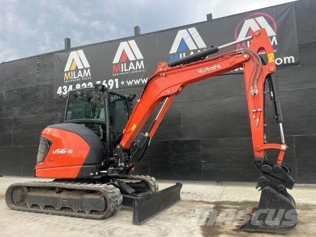 Kubota U56-5 Mini ekskavatörler, 7 tona dek