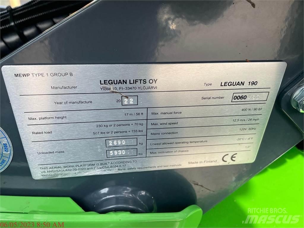 Leguan 190 Körüklü personel platformları