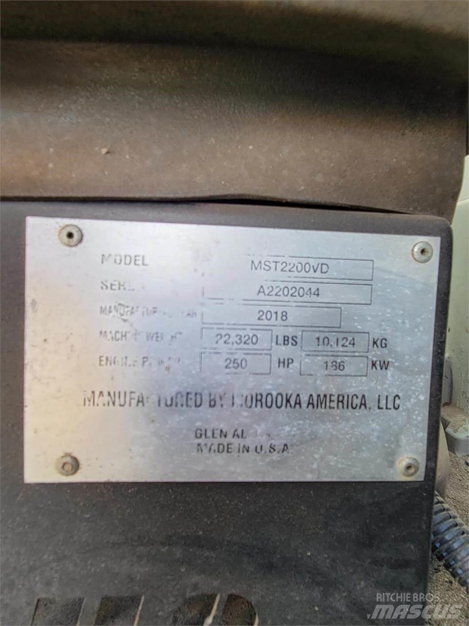 Morooka MST2200VD Paletli damperler