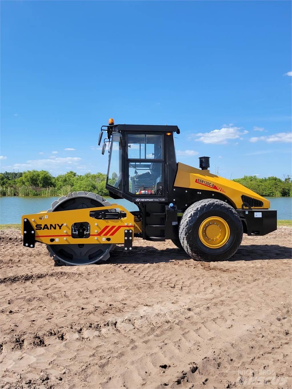 Sany SSR120C-8 Çift tamburlu silindirler