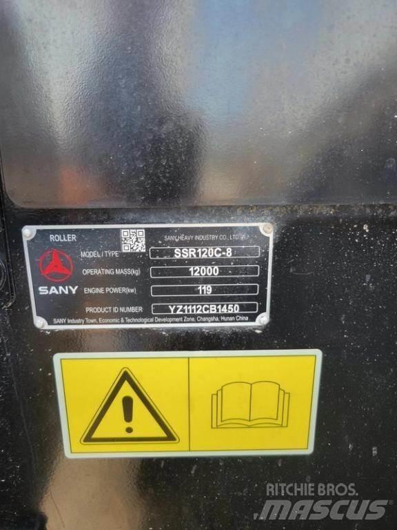 Sany SSR120C-8 Çift tamburlu silindirler