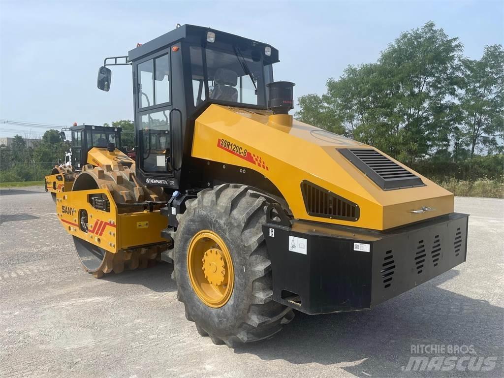 Sany SSR120C-8 Çift tamburlu silindirler