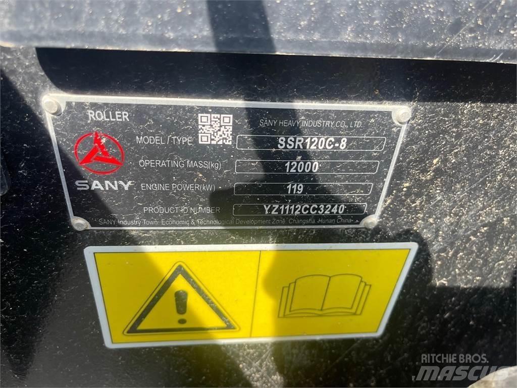 Sany SSR120C-8 Çift tamburlu silindirler