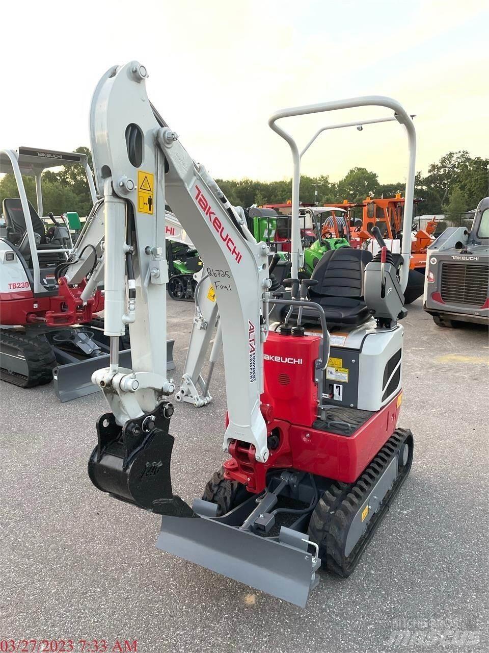 Takeuchi TB210R Mini ekskavatörler, 7 tona dek