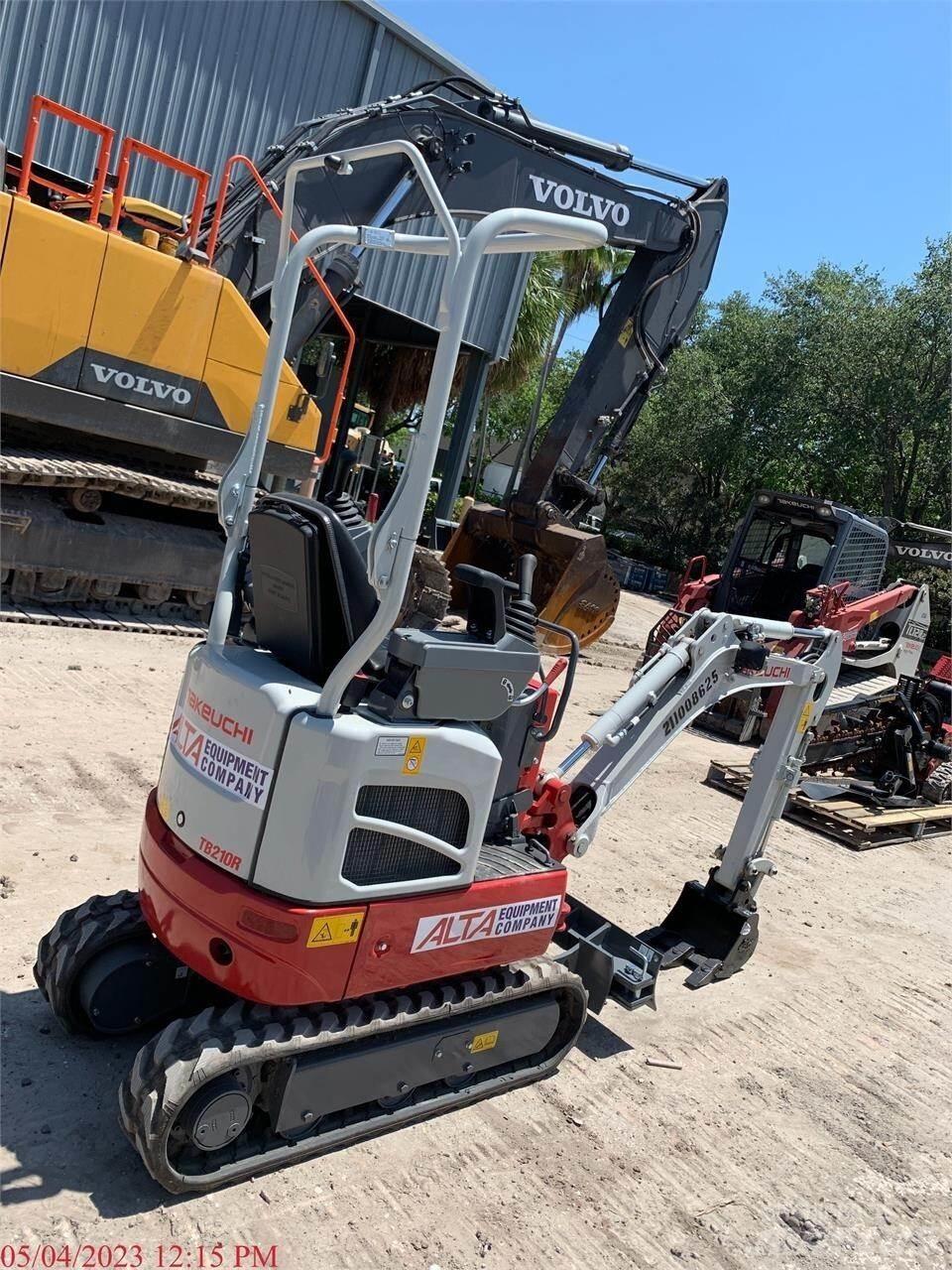 Takeuchi TB210R Mini ekskavatörler, 7 tona dek
