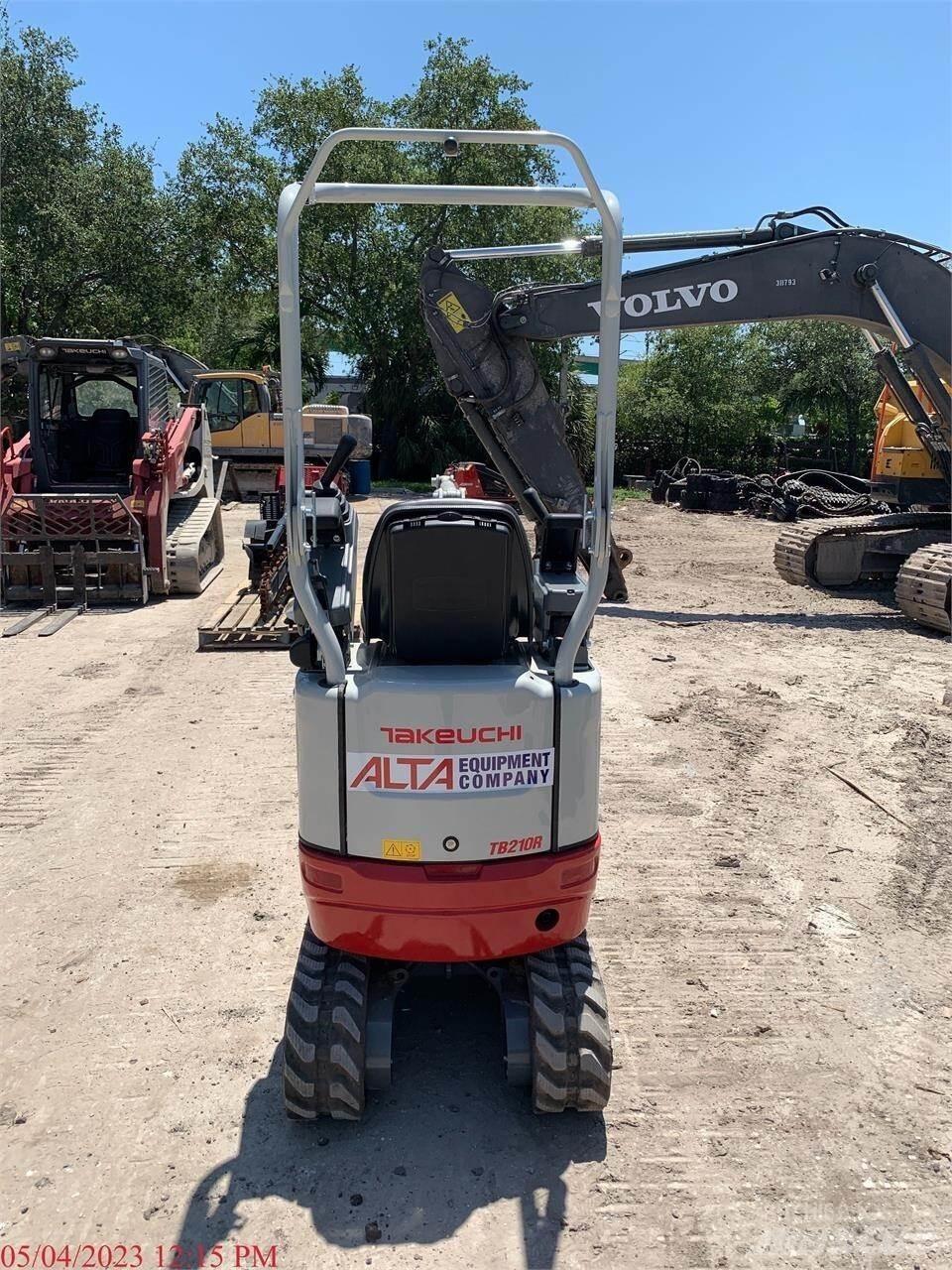Takeuchi TB210R Mini ekskavatörler, 7 tona dek