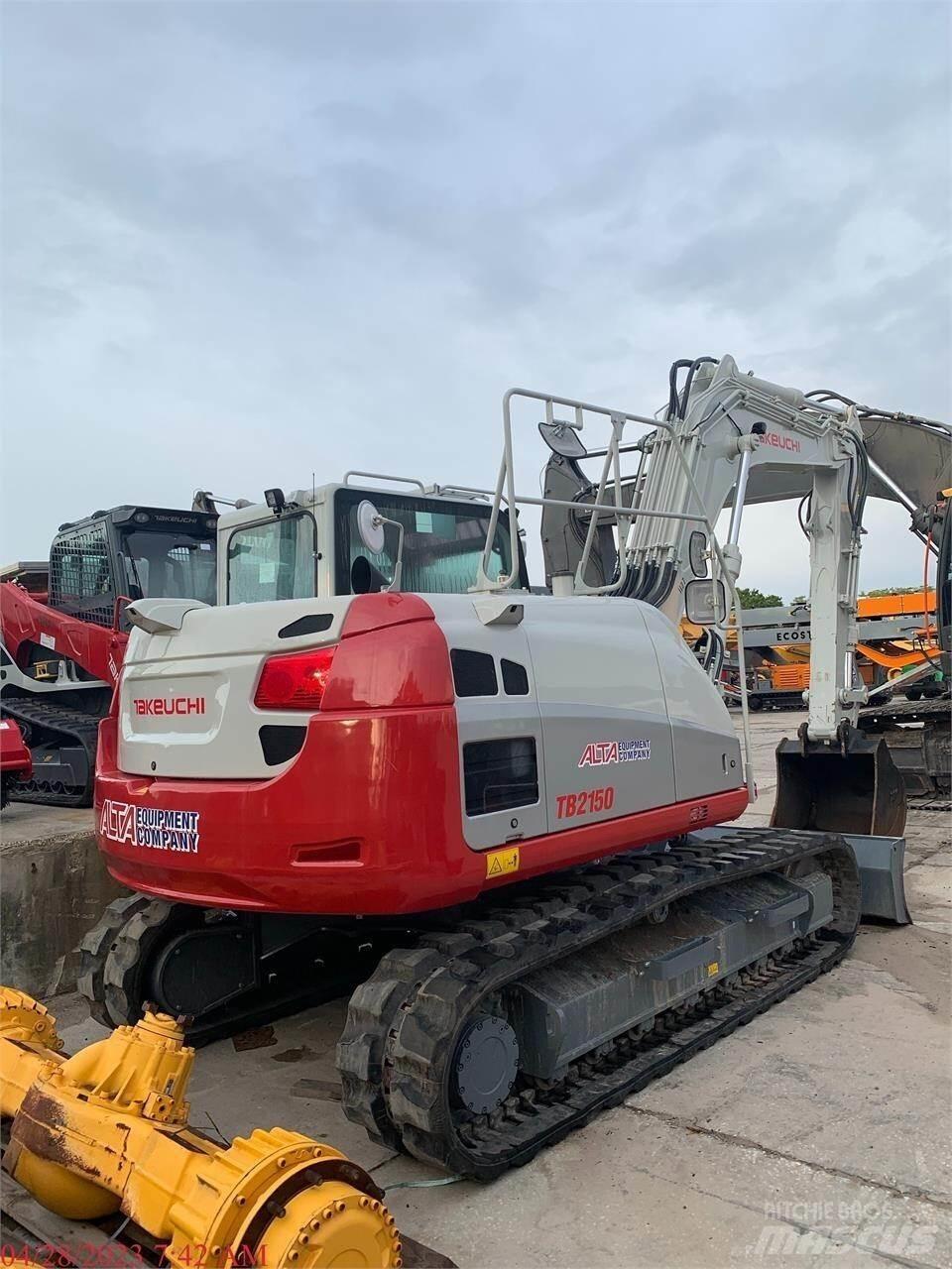 Takeuchi TB2150 Paletli ekskavatörler