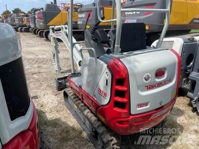 Takeuchi TB216 Mini ekskavatörler, 7 tona dek
