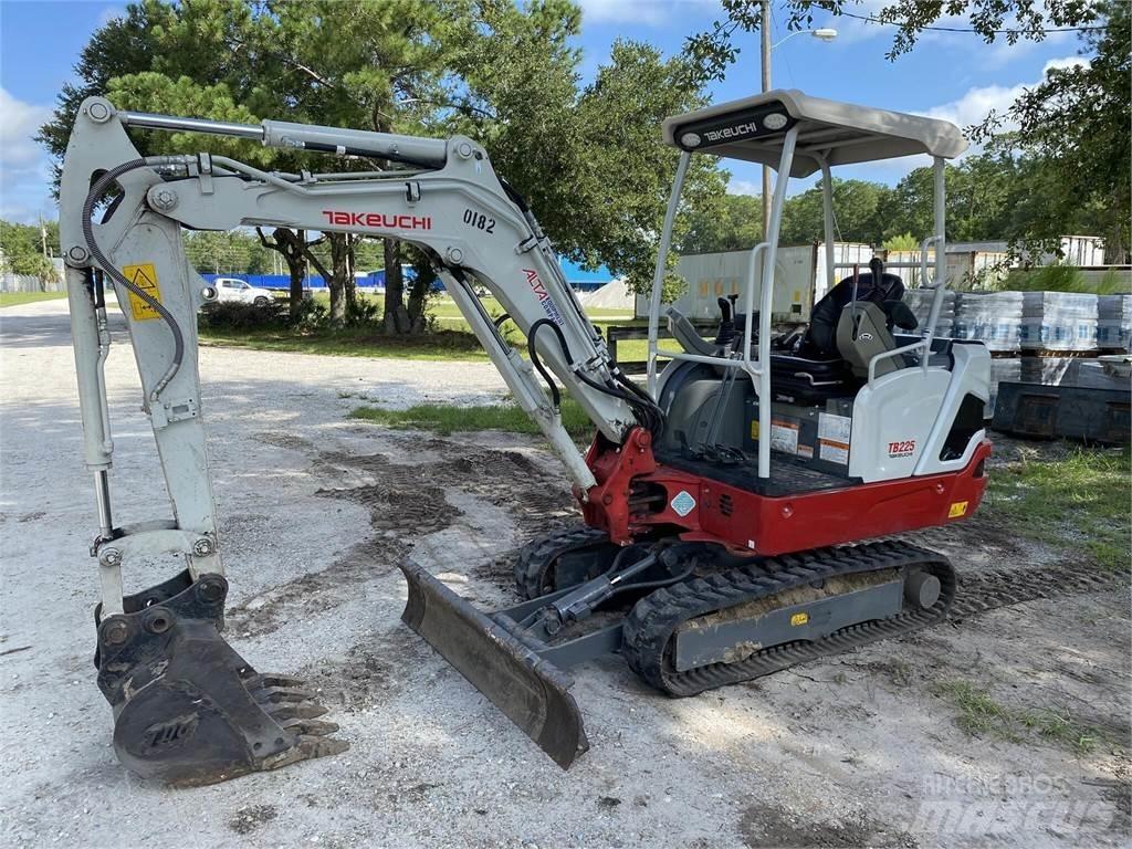 Takeuchi TB225 Mini ekskavatörler, 7 tona dek