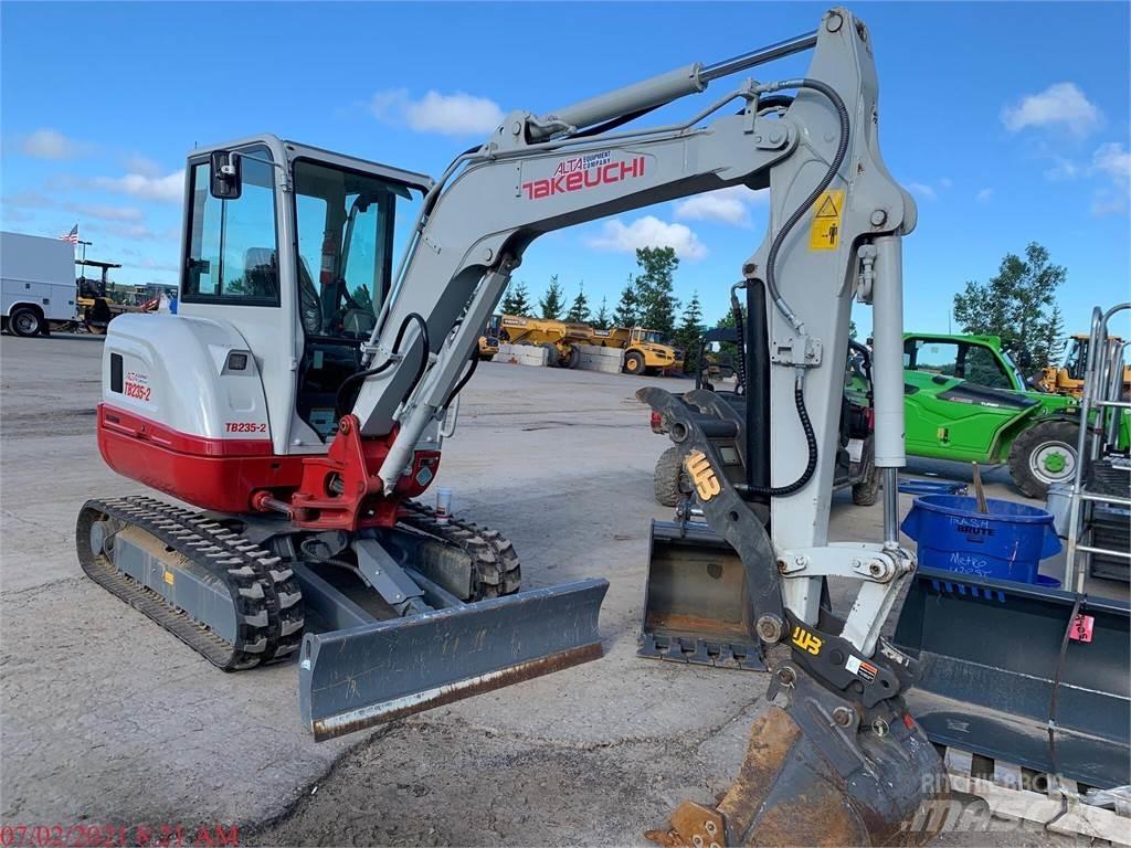 Takeuchi TB235-2 Mini ekskavatörler, 7 tona dek