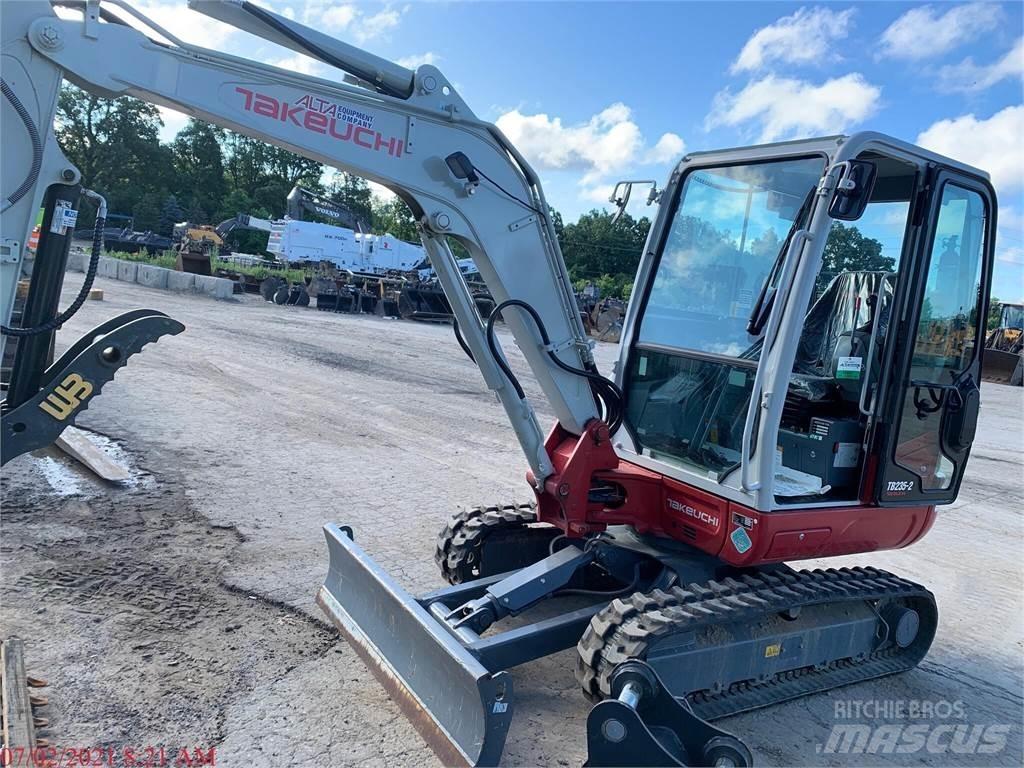 Takeuchi TB235-2 Mini ekskavatörler, 7 tona dek